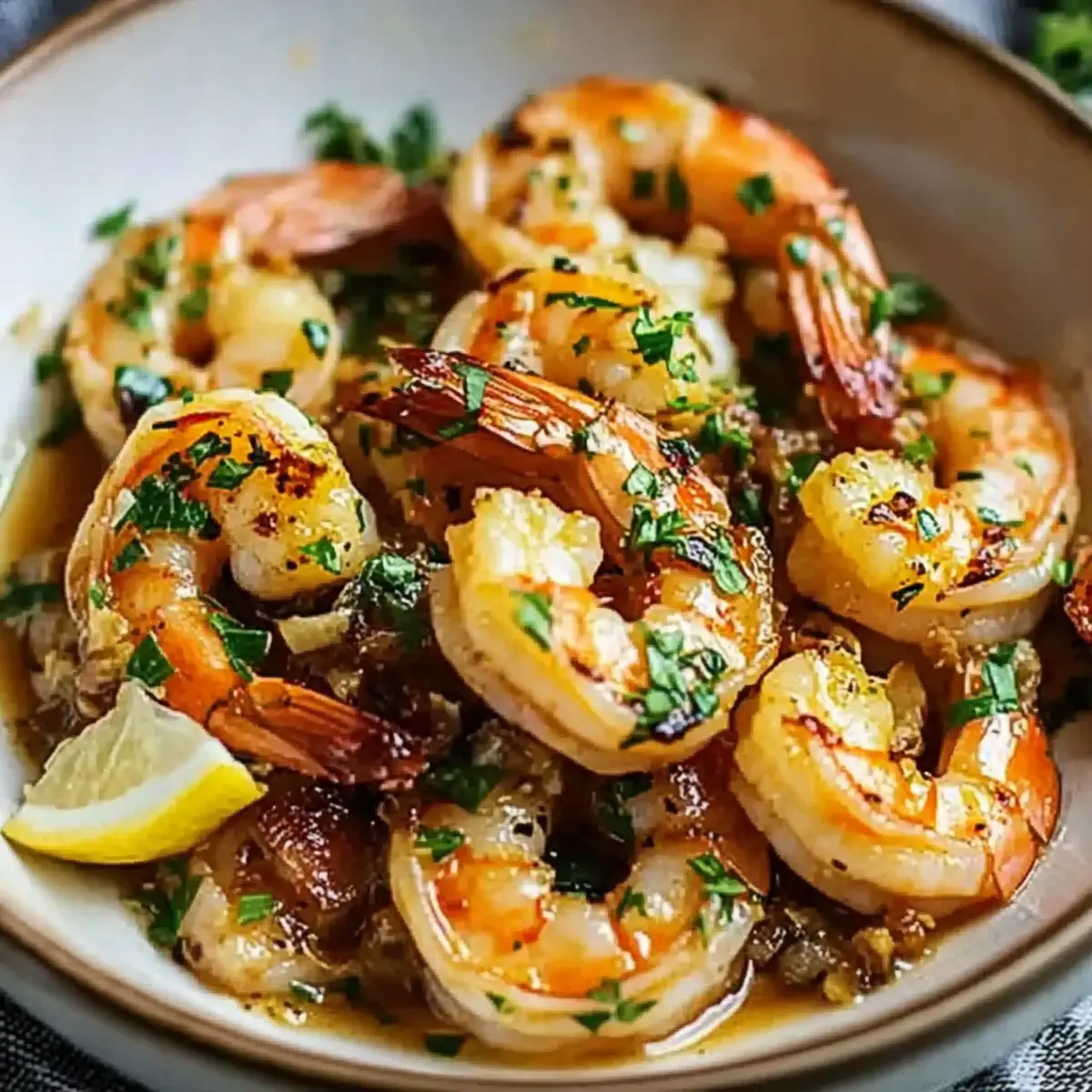 Hawaiian Garlic Shrimp
