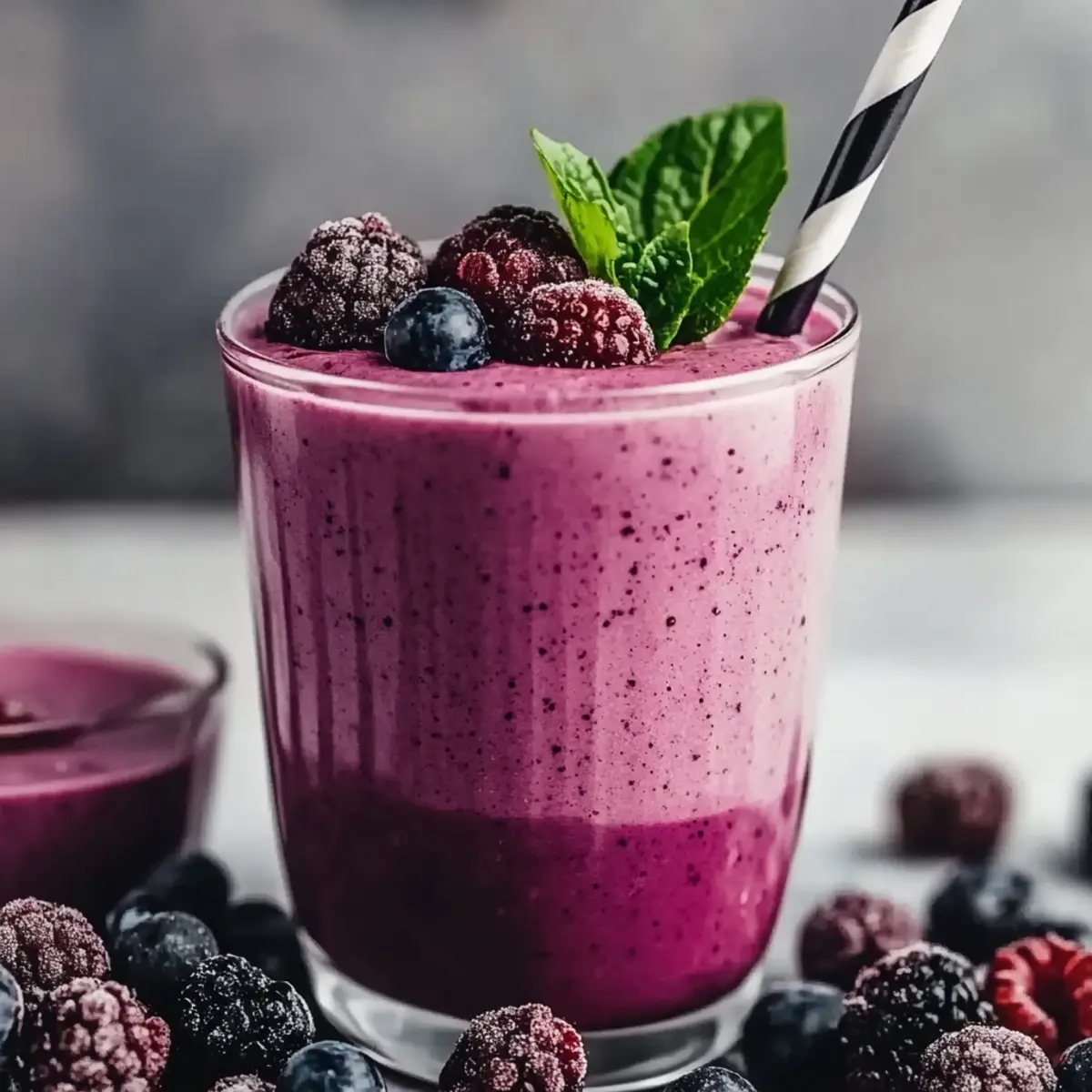 High Protein Berries Smoothie
