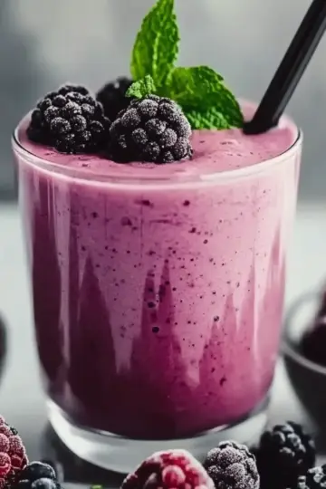 High Protein Berries Smoothie