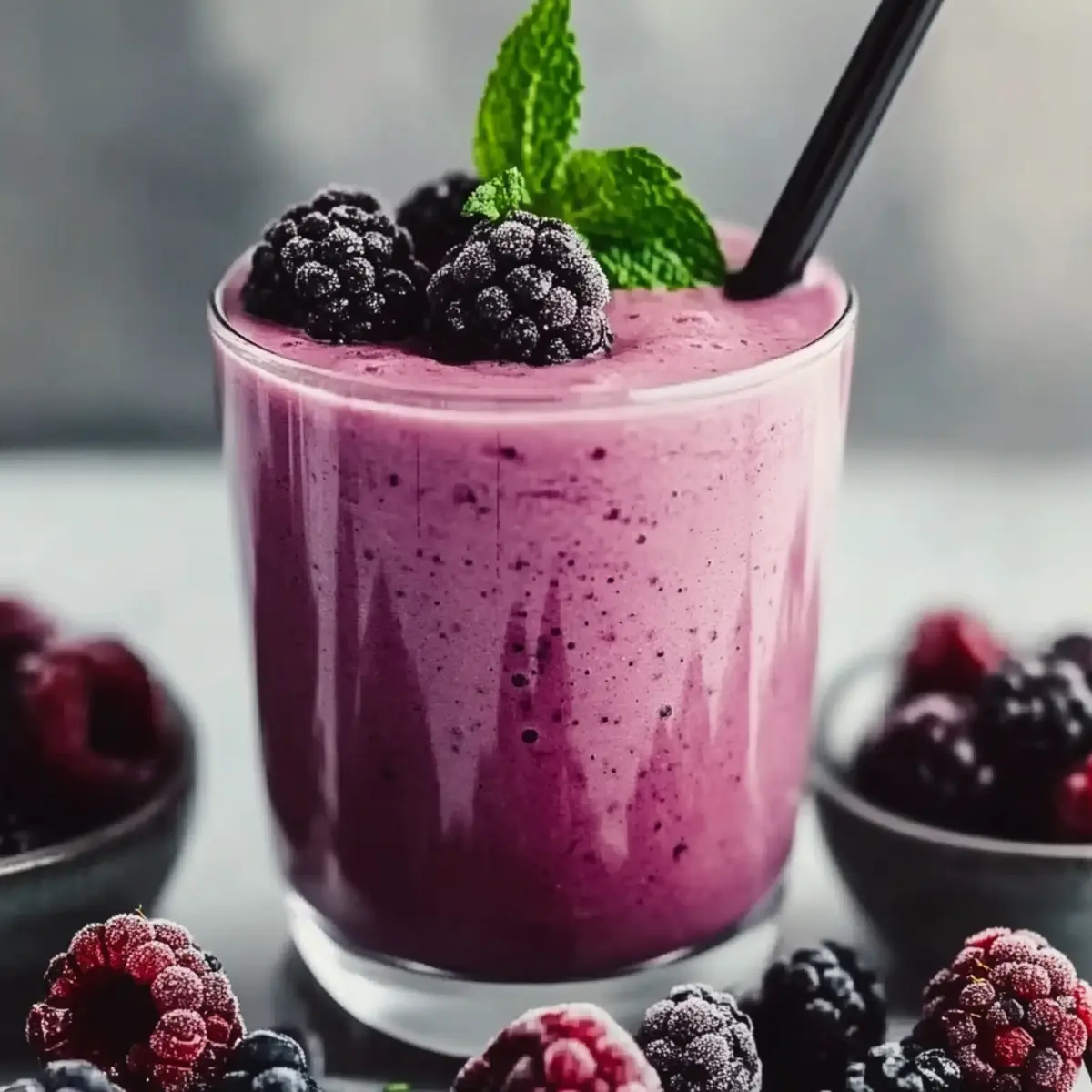 High Protein Berries Smoothie