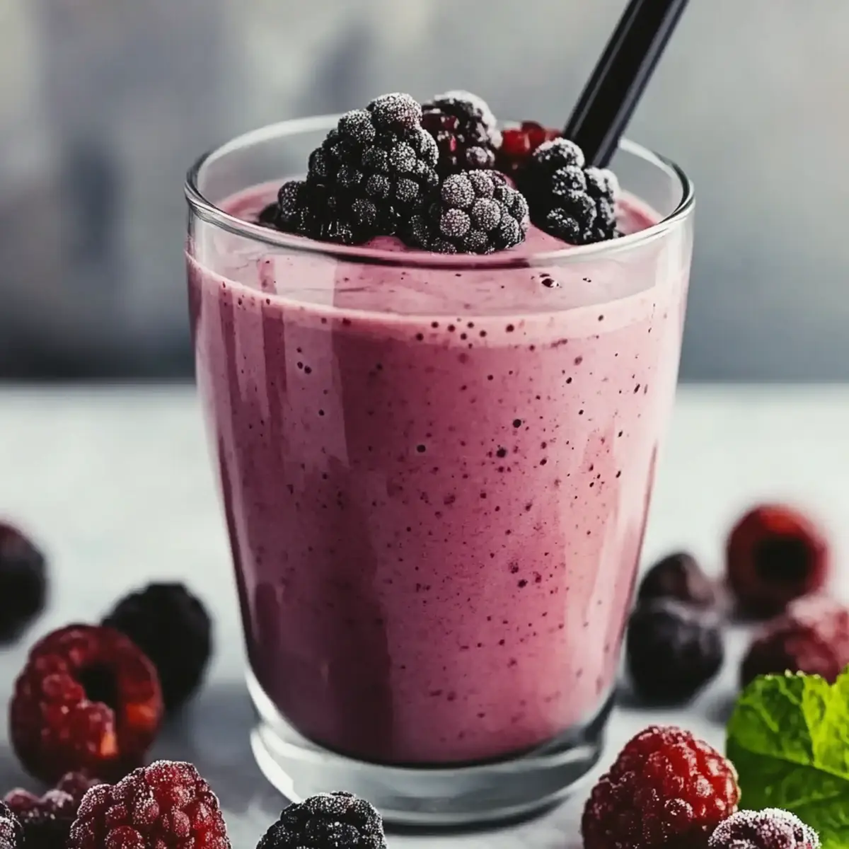 High Protein Berries Smoothie