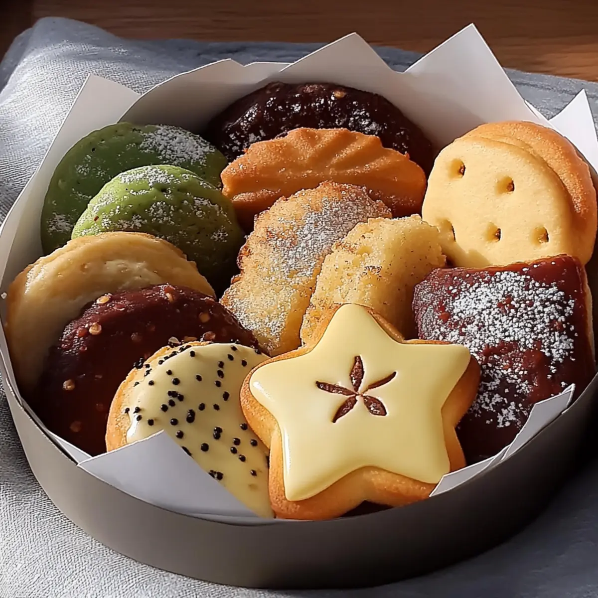 Holiday Butter Cookie Box
