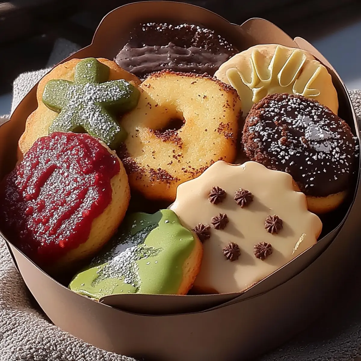 Holiday Butter Cookie Box