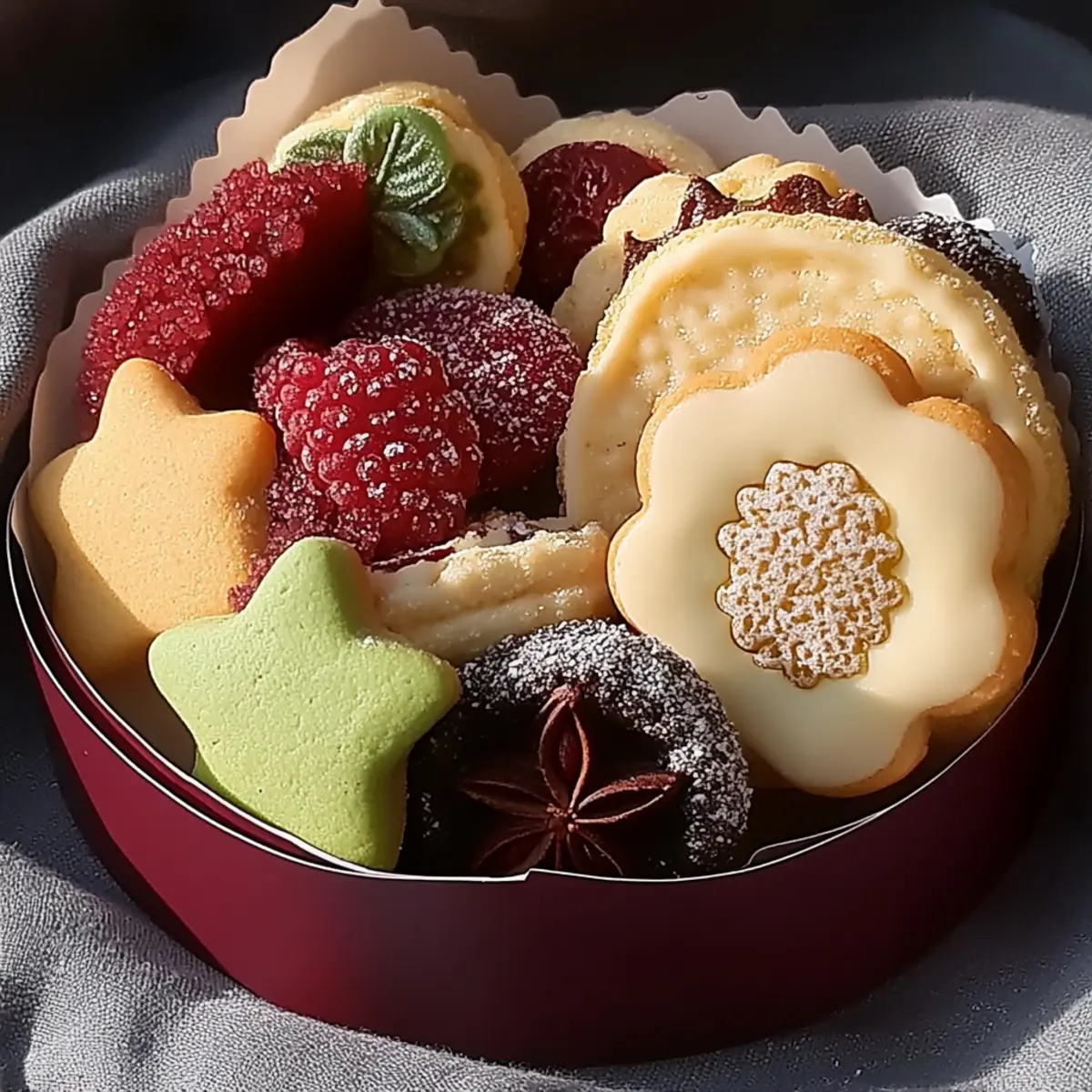 Holiday Butter Cookie Box