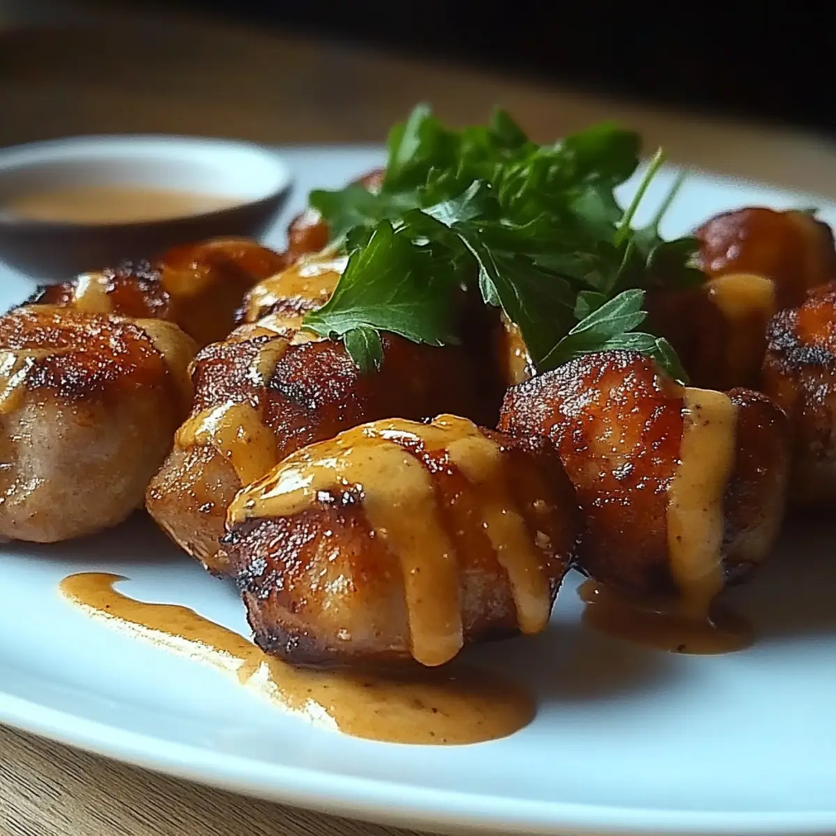 Honey Bacon Chicken Bites