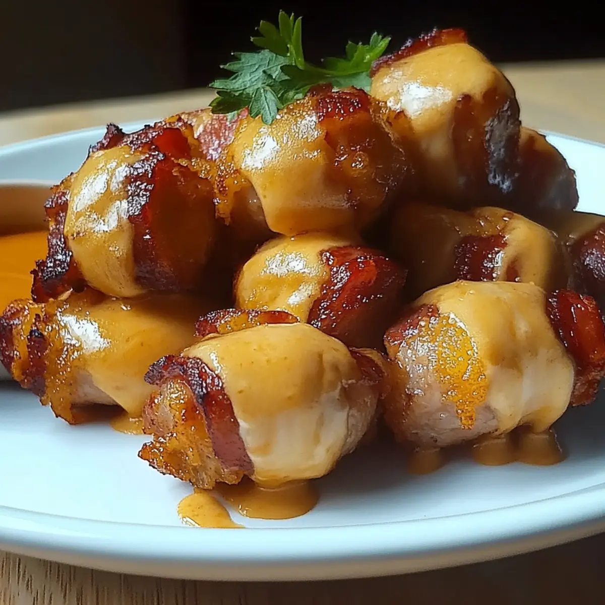Honey Bacon Chicken Bites