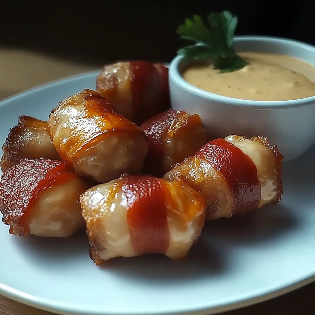 Honey Bacon Chicken Bites
