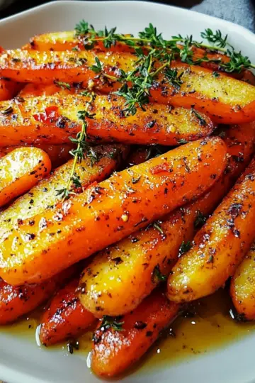 Honey Roasted Carrots with Thyme