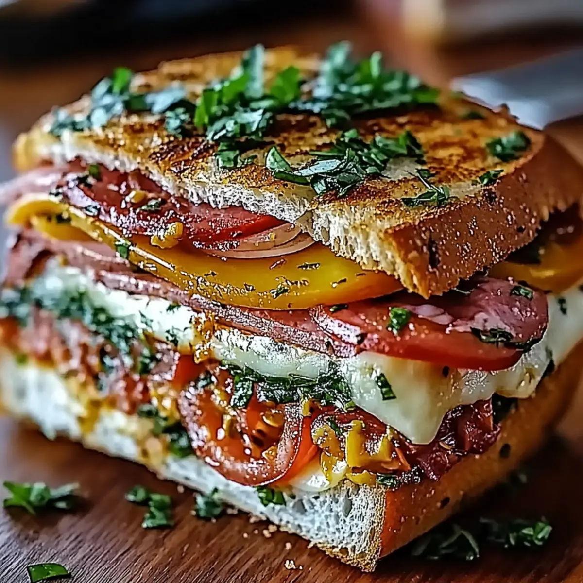 Italian Muffuletta Sandwich