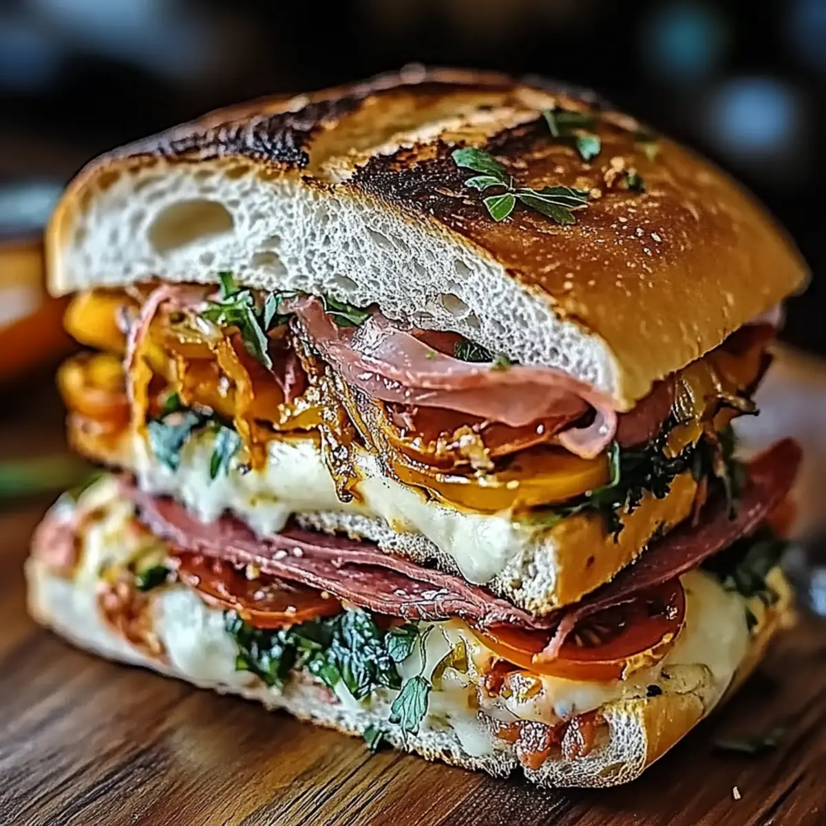 Italian Muffuletta Sandwich
