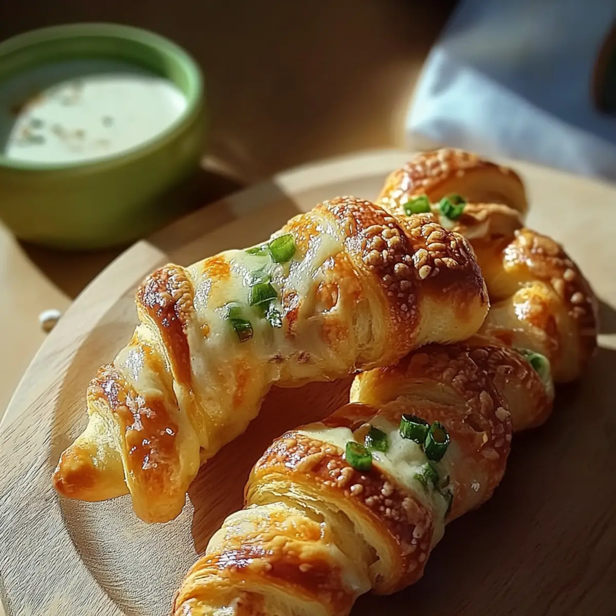 Jalapeños Popper Puff Pastry Twists