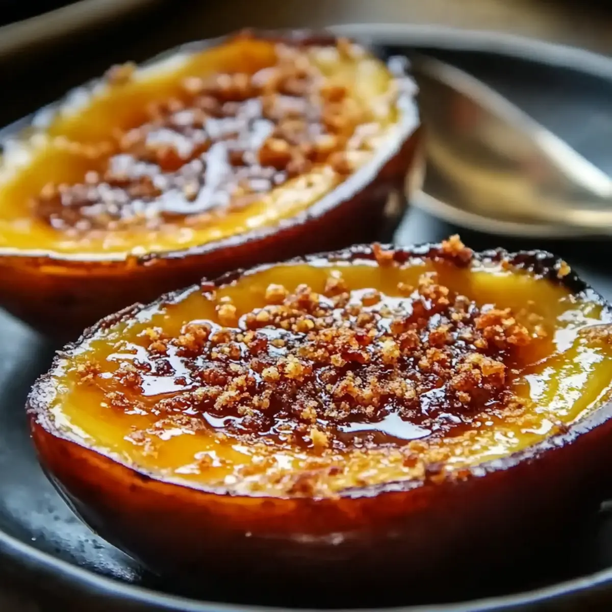 Japanese Sweet Potato Crème Brûlée