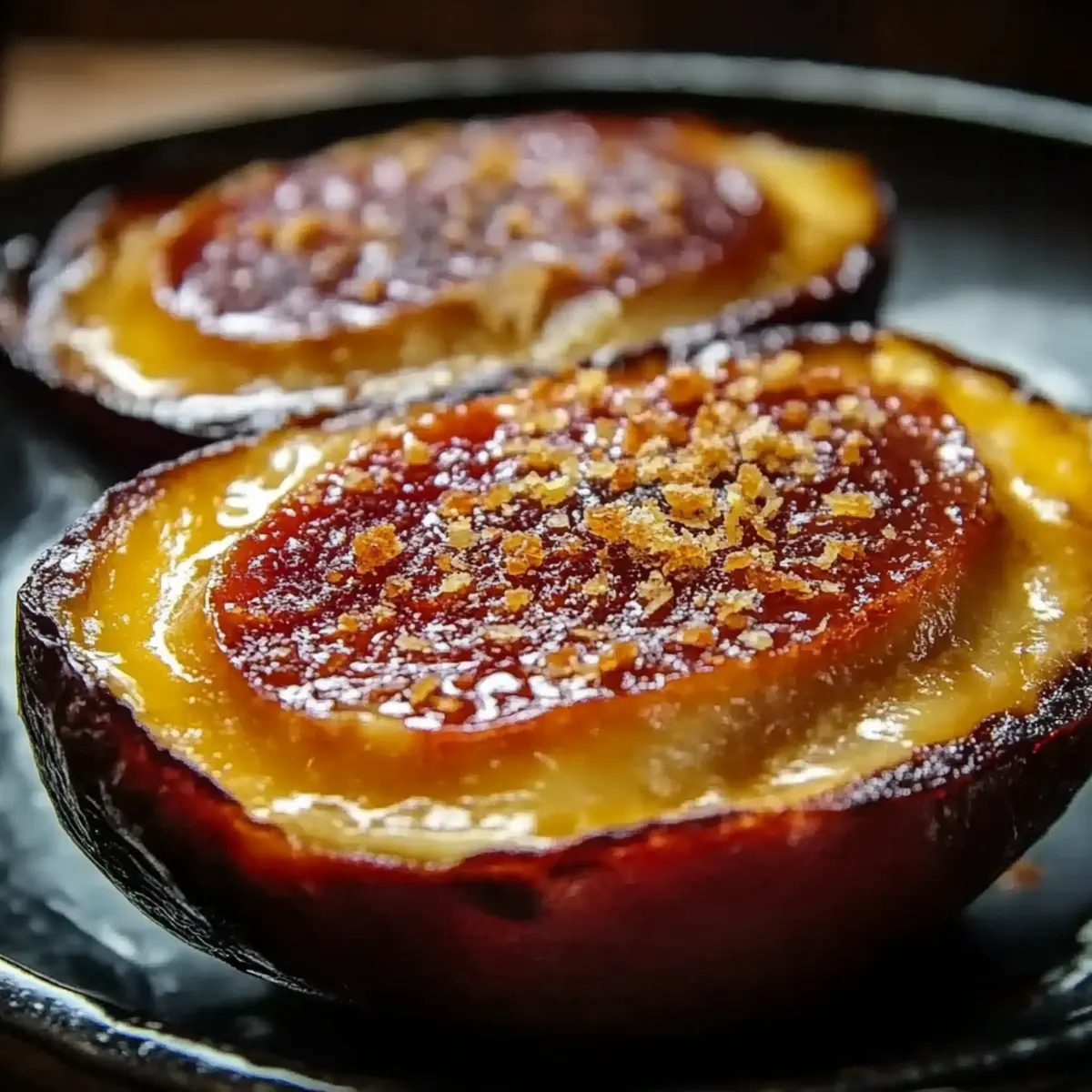 Japanese Sweet Potato Crème Brûlée