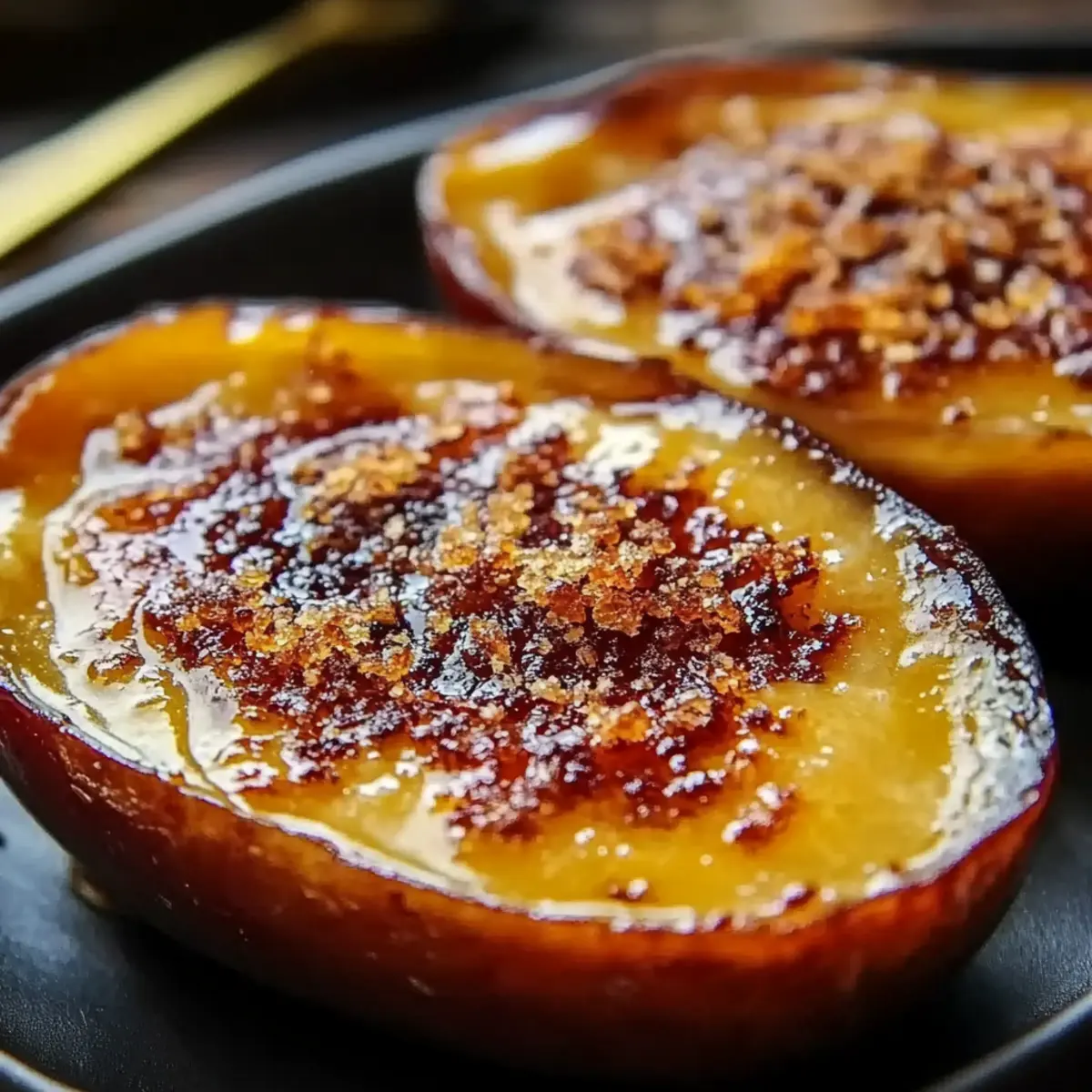 Japanese Sweet Potato Crème Brûlée