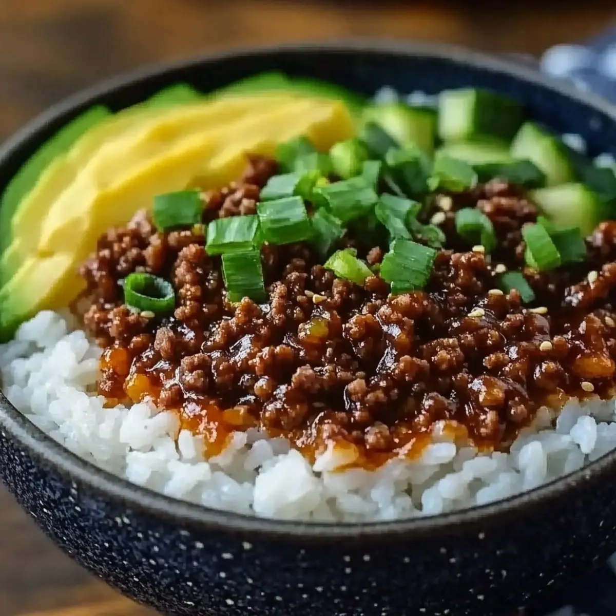 Korean Ground Beef Bowl