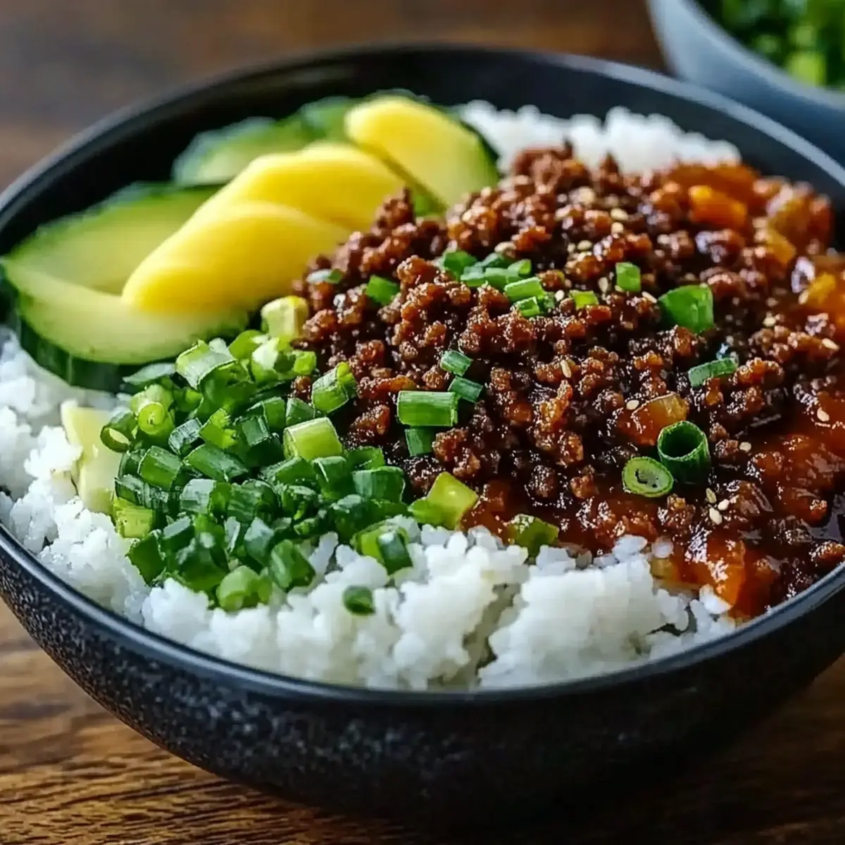 Korean Ground Beef Bowl