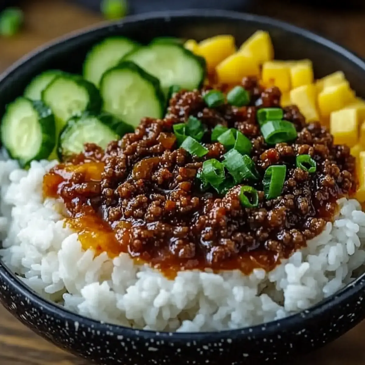 Korean Ground Beef Bowl