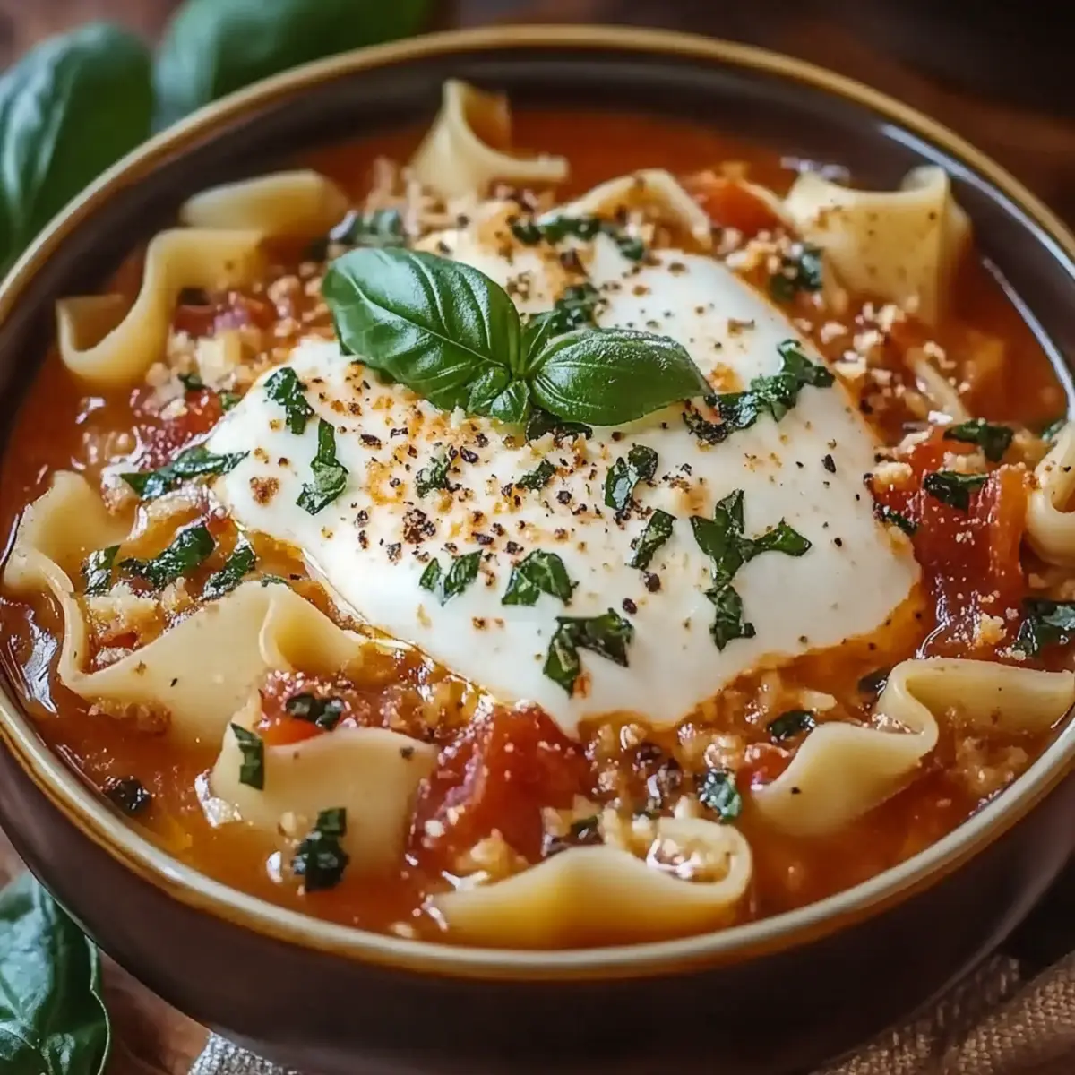 Lasagna Soup