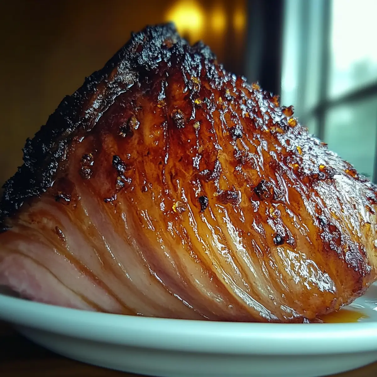 Maple Bourbon Glazed Ham