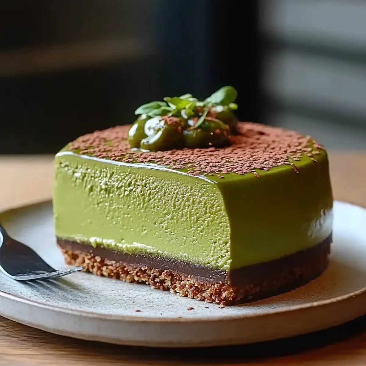 Matcha Japanese Cheesecake