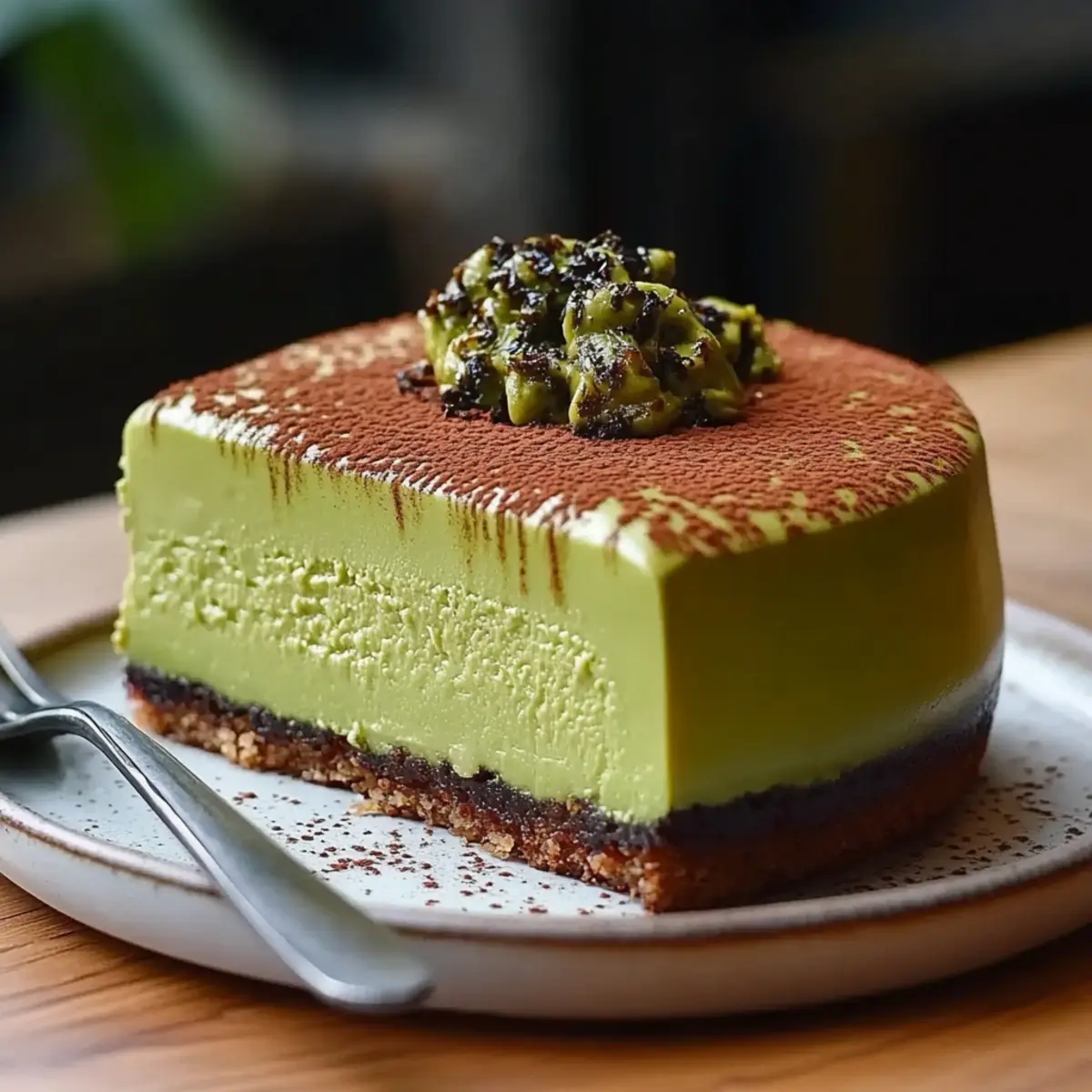 Matcha Japanese Cheesecake