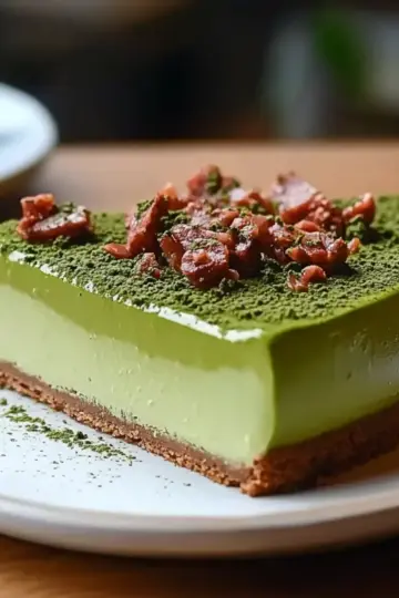 Matcha Japanese Cheesecake