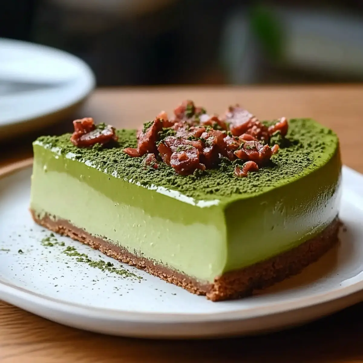Matcha Japanese Cheesecake