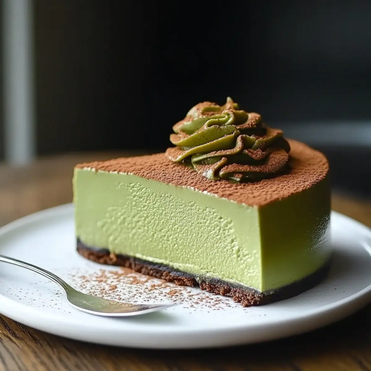Matcha Japanese Cheesecake