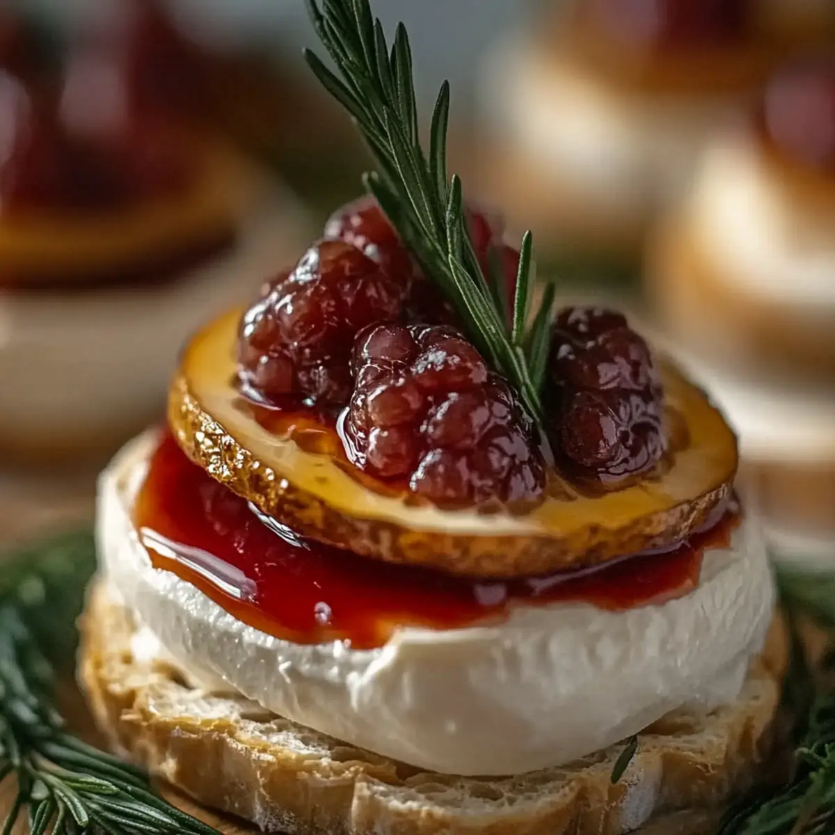 Mini Brie Christmas Trees