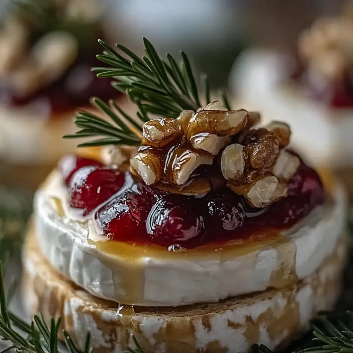 Mini Brie Christmas Trees