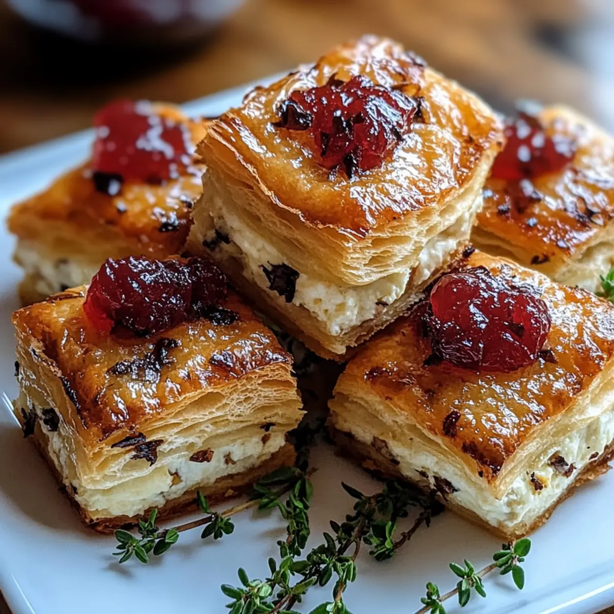 Mini Cranberry Brie Bites