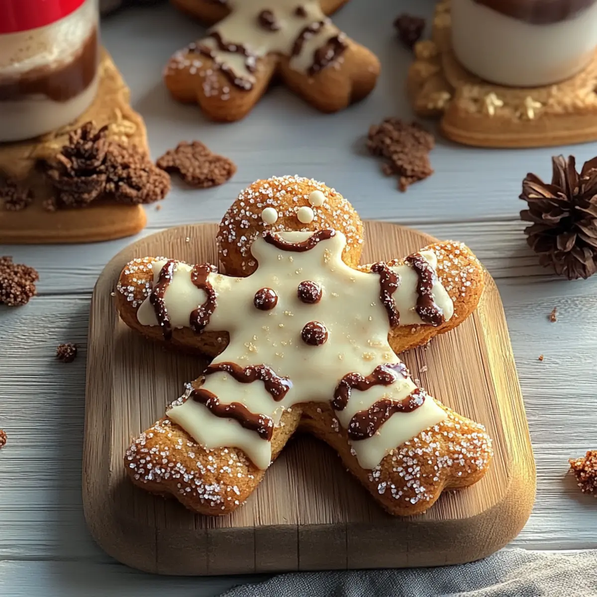 Nutella Gingerbread Men