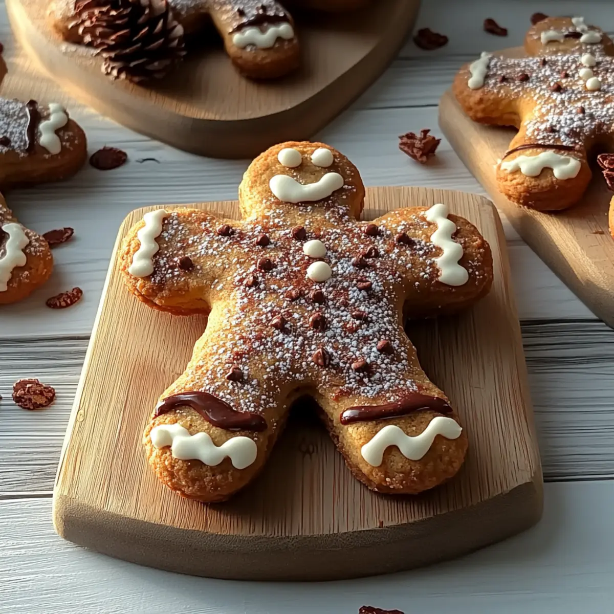 Nutella Gingerbread Men