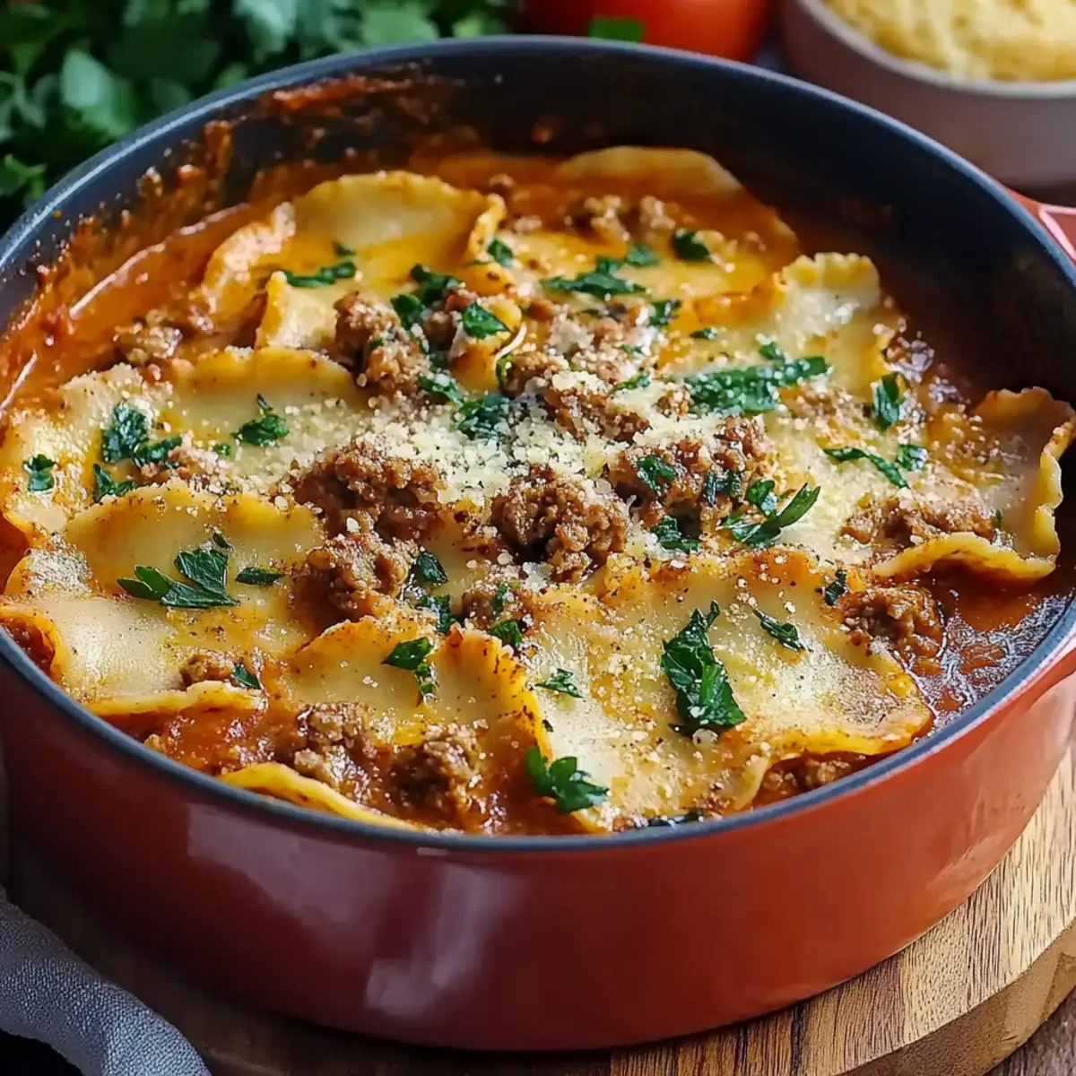 One Pot Ravioli Soup