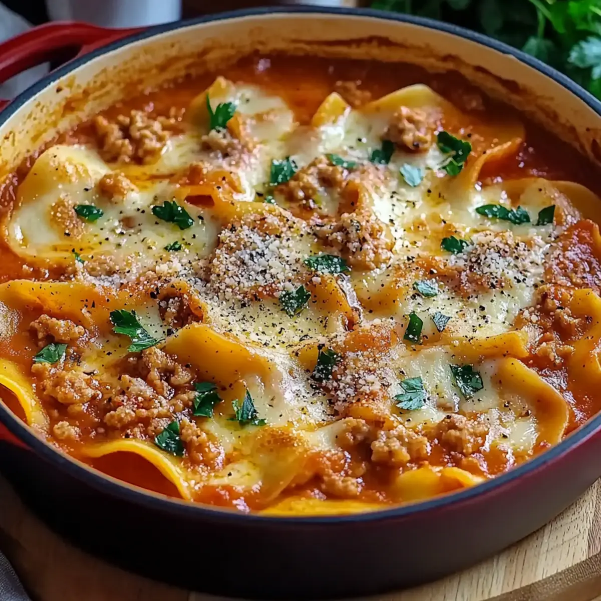 One Pot Ravioli Soup