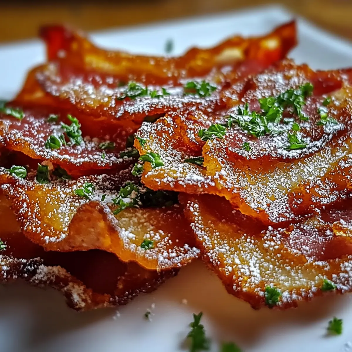 Parmesan Candied Bacon Crackers