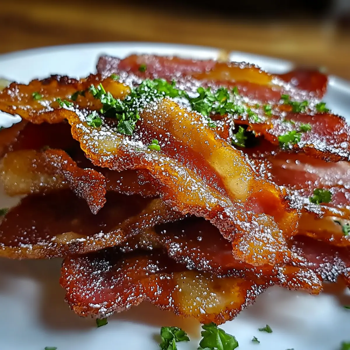 Parmesan Candied Bacon Crackers