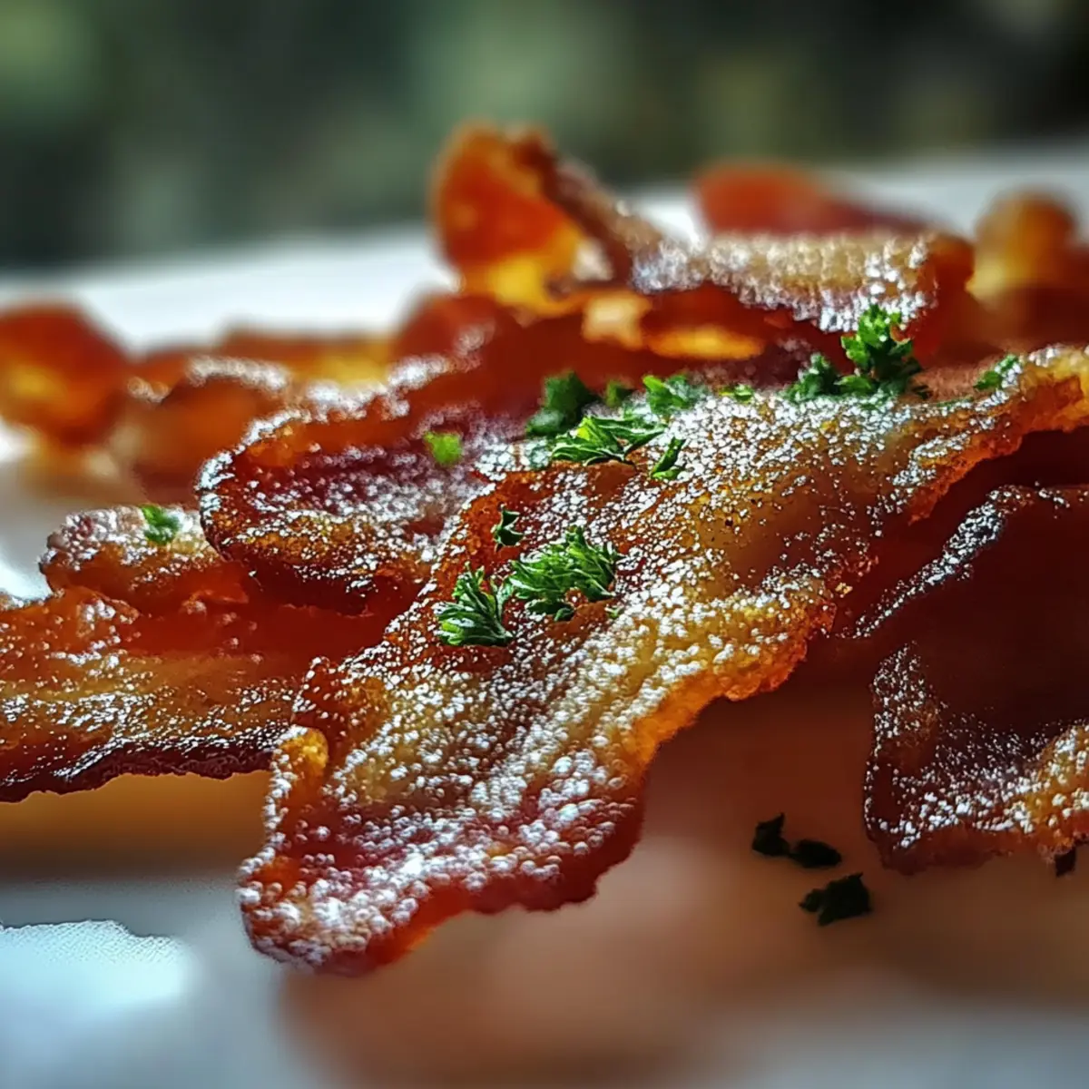 Parmesan Candied Bacon Crackers