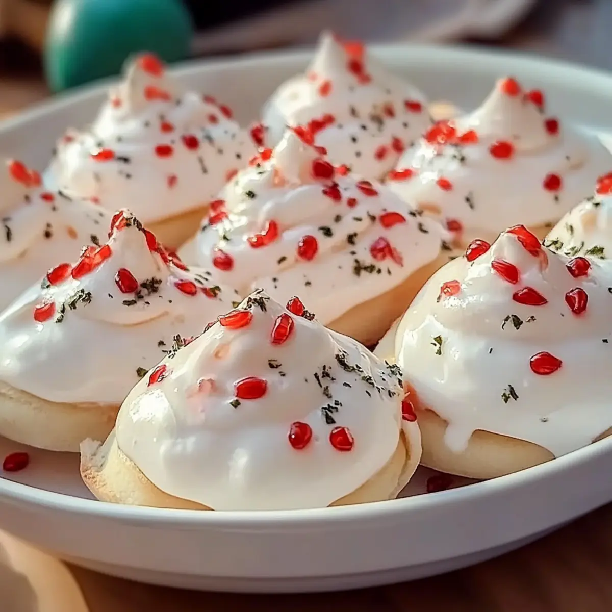 Peppermint Meringues