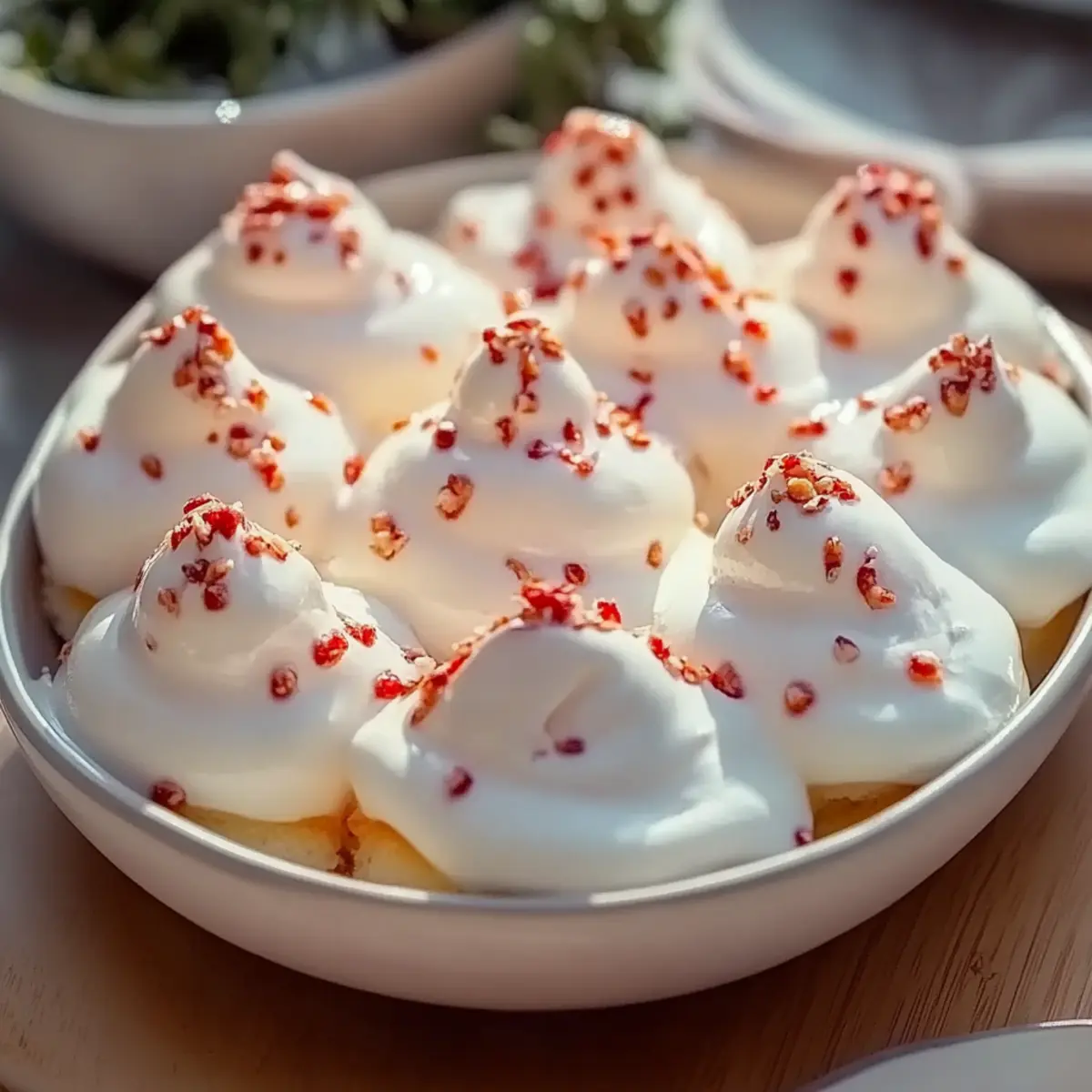 Peppermint Meringues