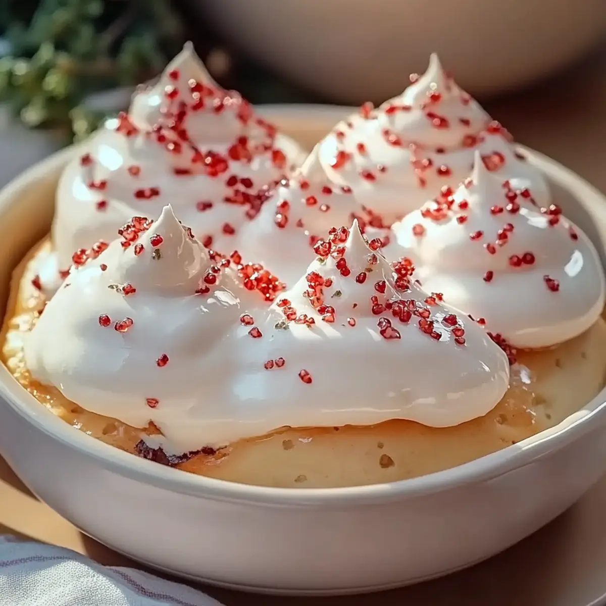 Peppermint Meringues