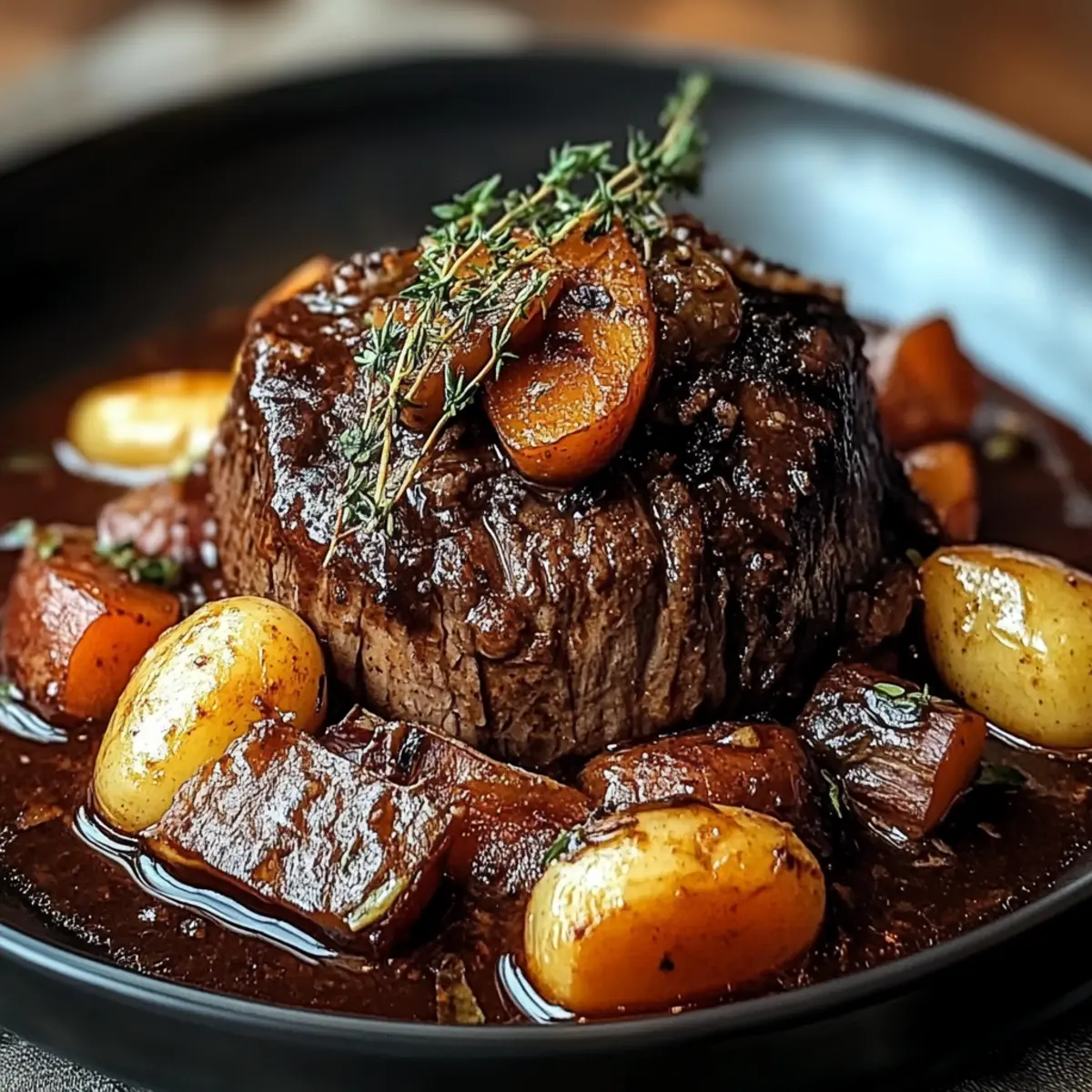 Pot Roast with Potatoes and Carrots