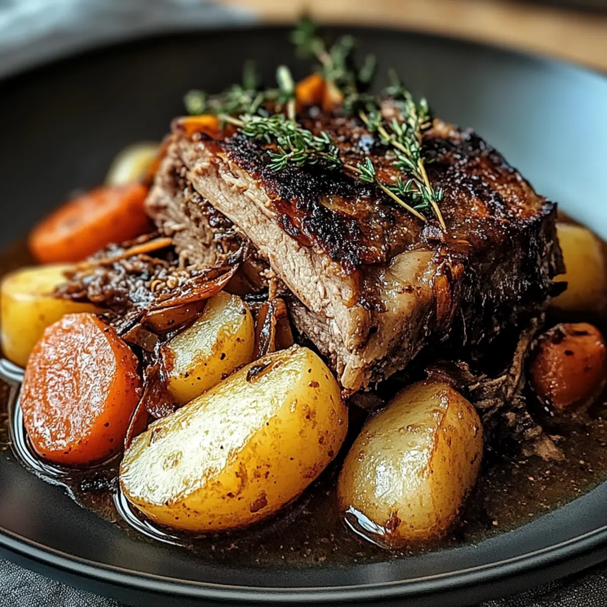 Pot Roast with Potatoes and Carrots
