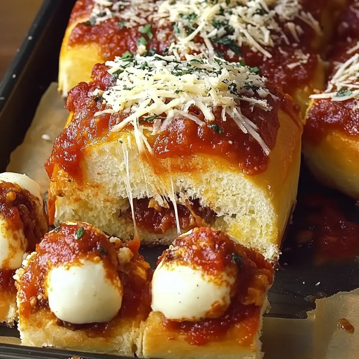 Pull-Apart Meatball Sliders