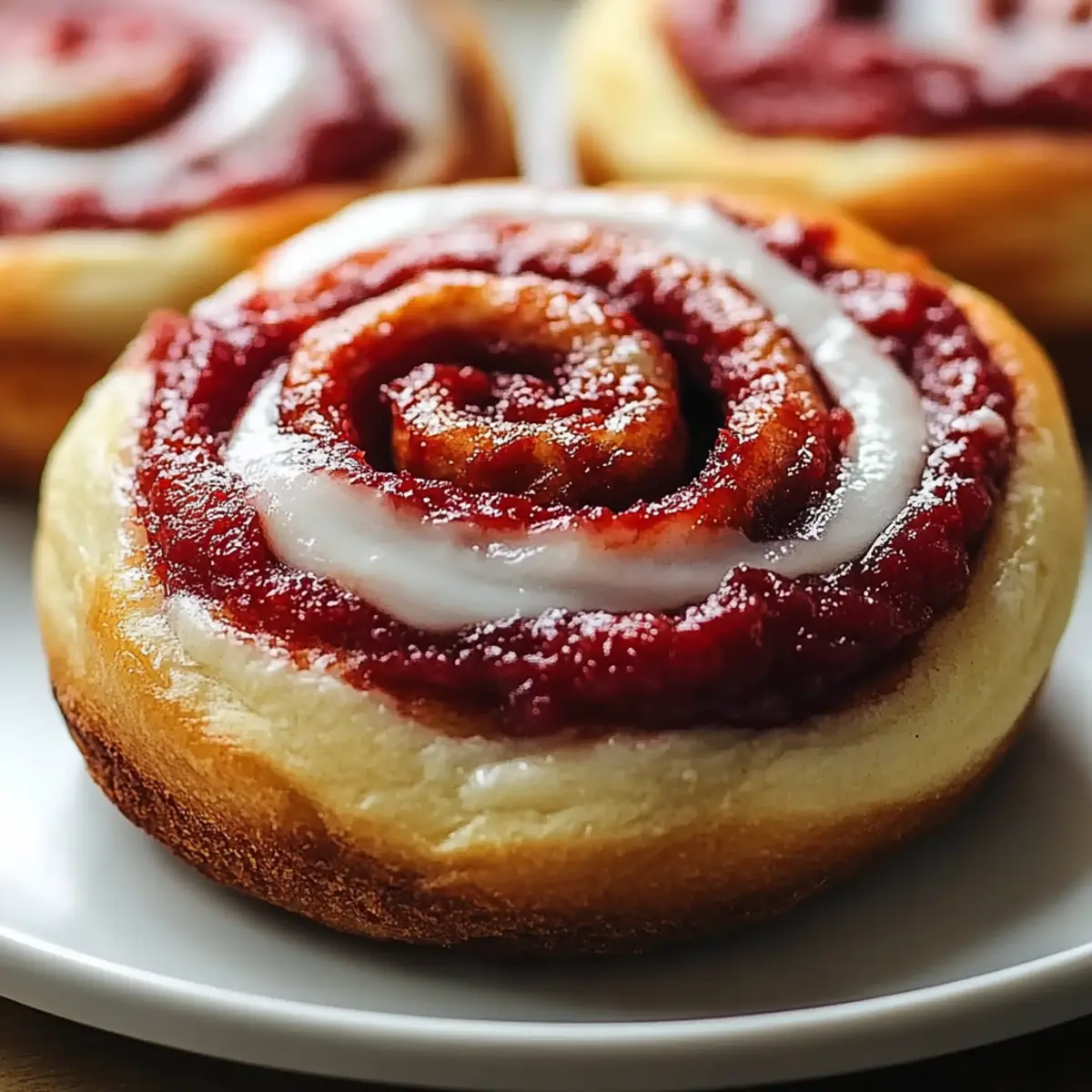 Red Velvet Cinnamon Rolls