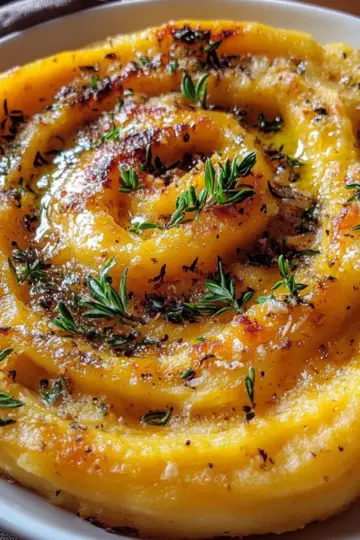 Roasted Garlic Mashed Butternut Squash