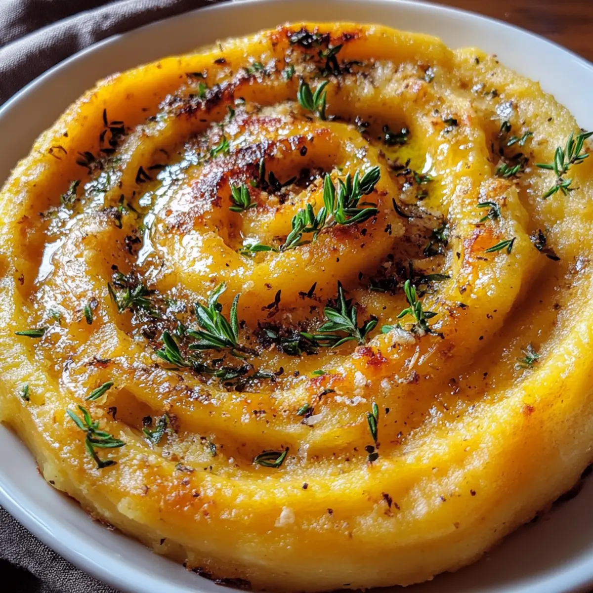 Roasted Garlic Mashed Butternut Squash