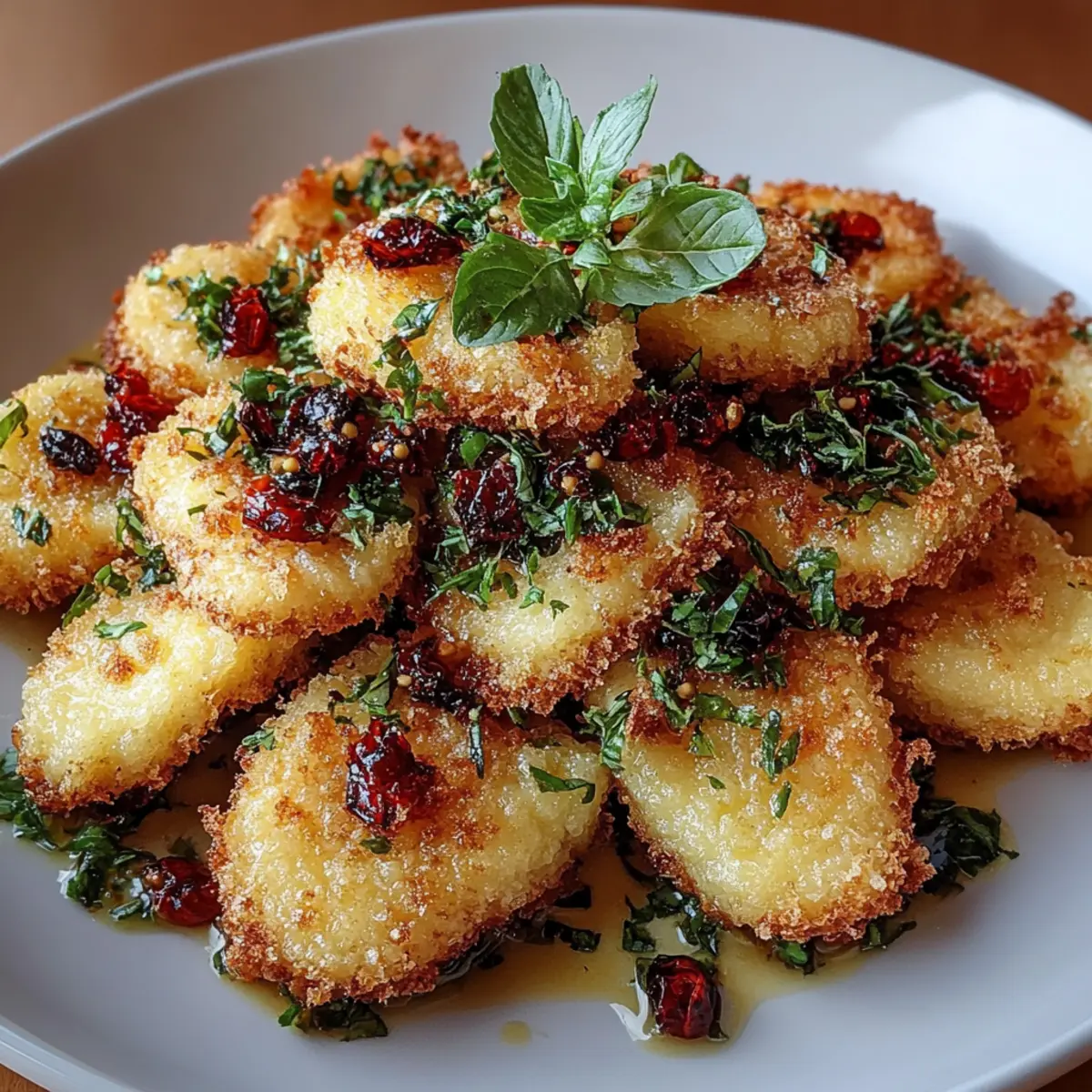 Savory Crispy Fried False with Zesty Herb Infusion