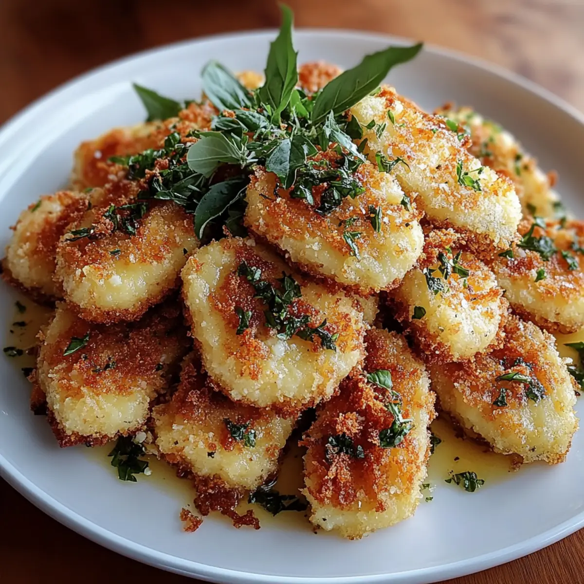 Savory Crispy Fried False with Zesty Herb Infusion
