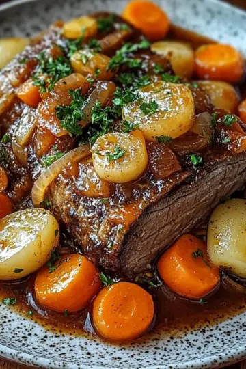 Savory French Onion Pot Roast